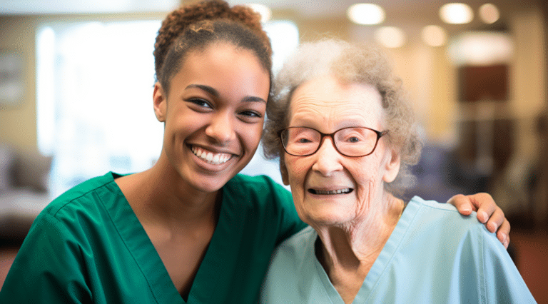 Community based care helps seniors with needed support when family does not live nearby.